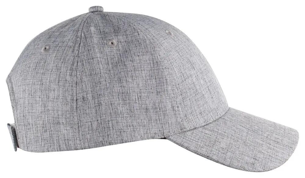 clique Melange Cap 6‑panel pet 100% polyester grijs melange 5/5