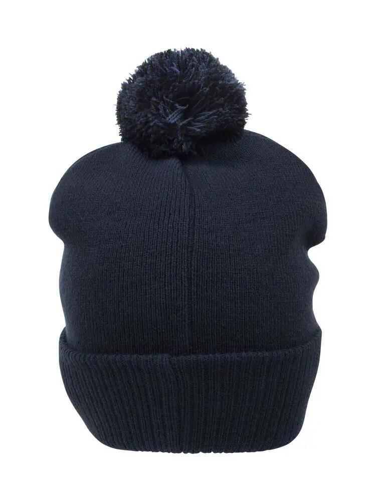 clique Bryan Patch gorro de malha 100% acrílico com pompom bicolor 3/4