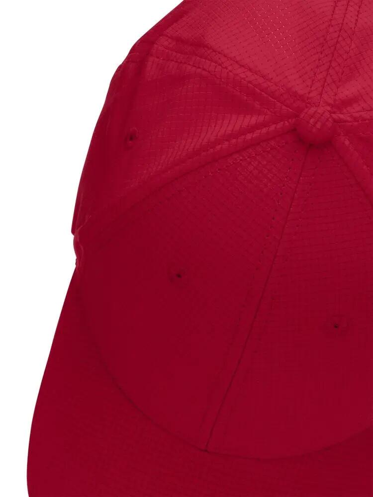 clique Active Cap — gorra 6 paneles ventilada roja 4/5