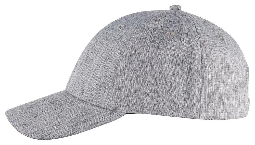 clique Melange Cap 6‑panel pet 100% polyester grijs melange 4/5