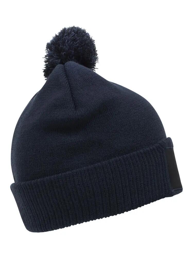 clique Bryan Patch gorro de malha 100% acrílico com pompom bicolor 2/4