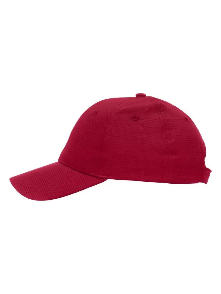 clique Active Cap — gorra 6 paneles ventilada roja 3/5