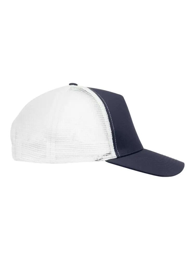 clique Trucker Cap em twill de algodão escovado e mesh 3/5