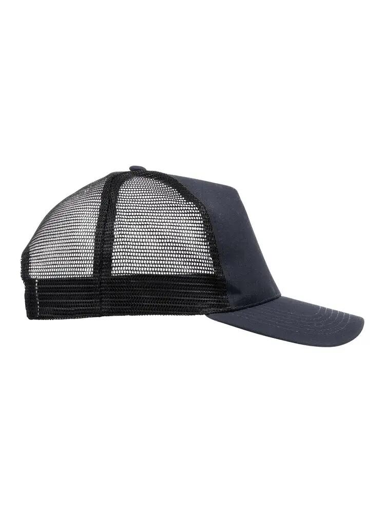 clique Trucker Cap in twill di cotone brossato e rete 5/5