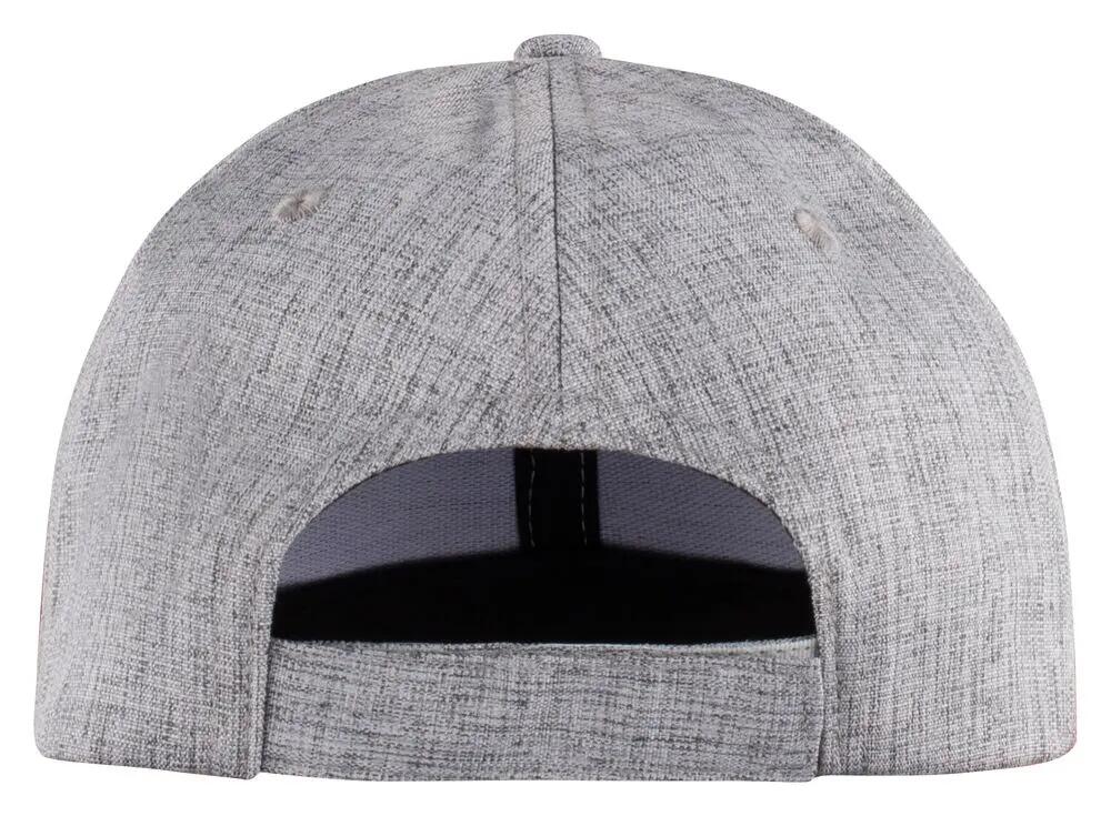 clique Melange Cap 6‑panel pet 100% polyester grijs melange 2/5