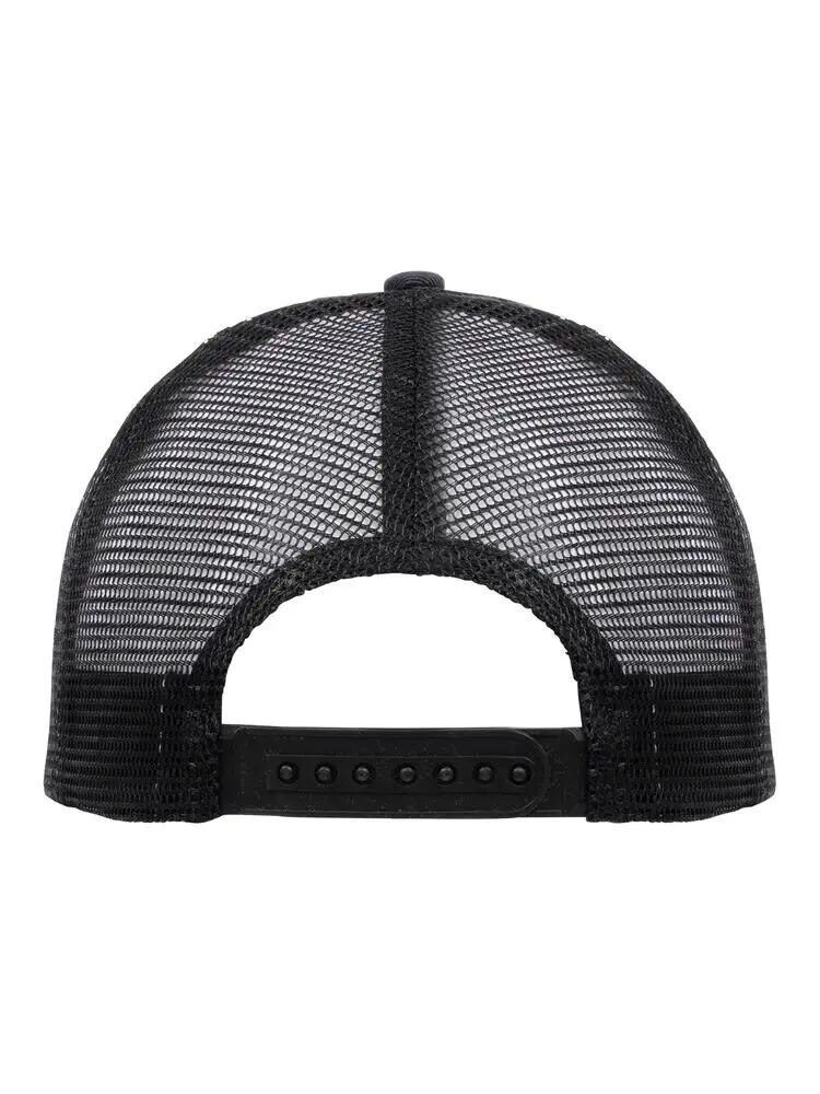 clique Trucker Cap in twill di cotone brossato e rete 2/5