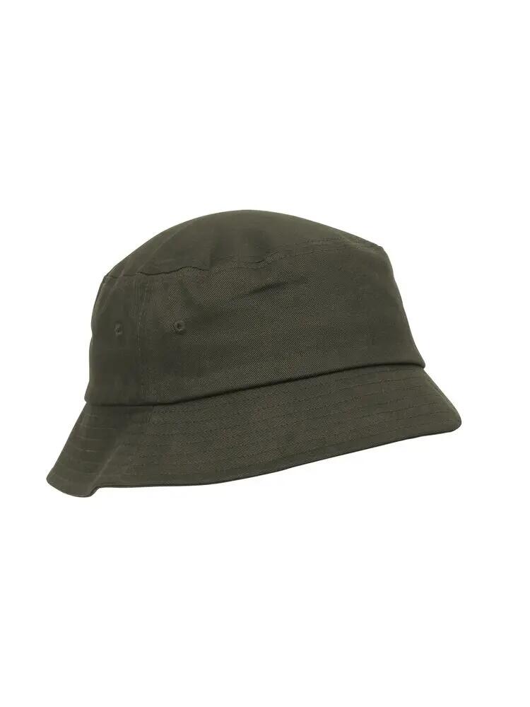 clique Bucket Hat em lona 100% algodão – tamanho S/M, cor Fog Green 4/5
