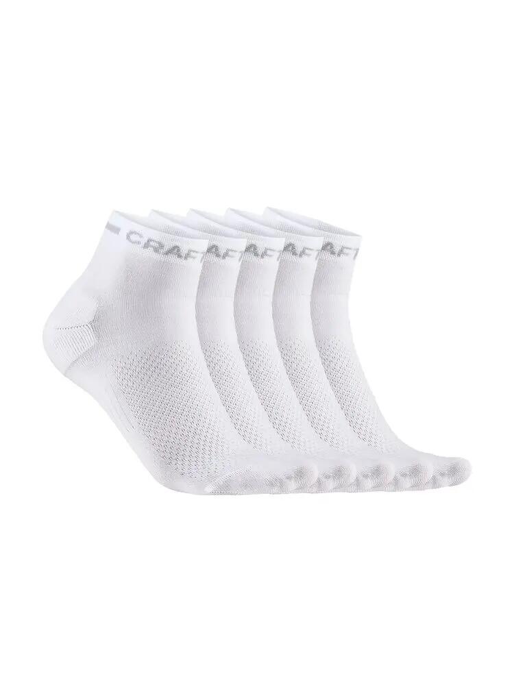 craft Active Mid Sock 5-Pack — respiráveis com suporte ao arco 3/6