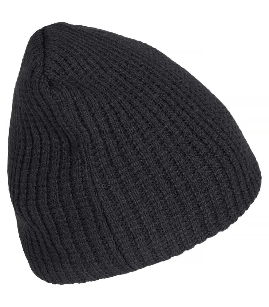 clique bonnet Otto noir en acrylique double structure 4/4