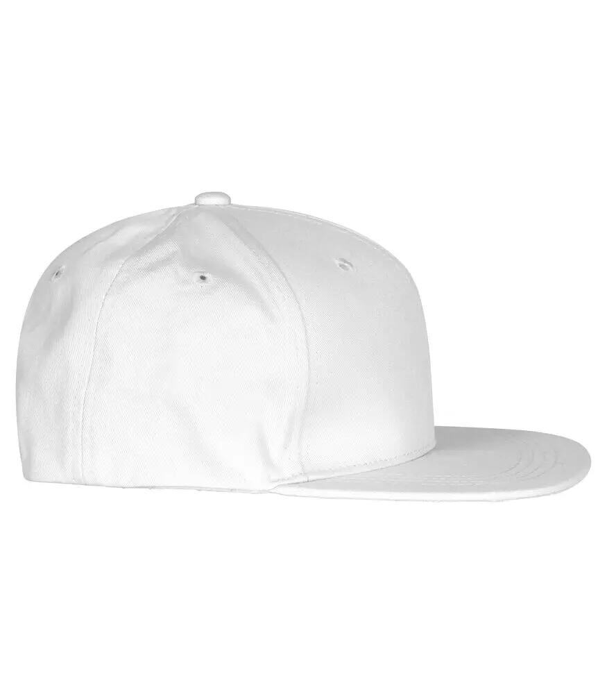 clique Street Cap — boné 6 painéis branco em poliéster 4/5