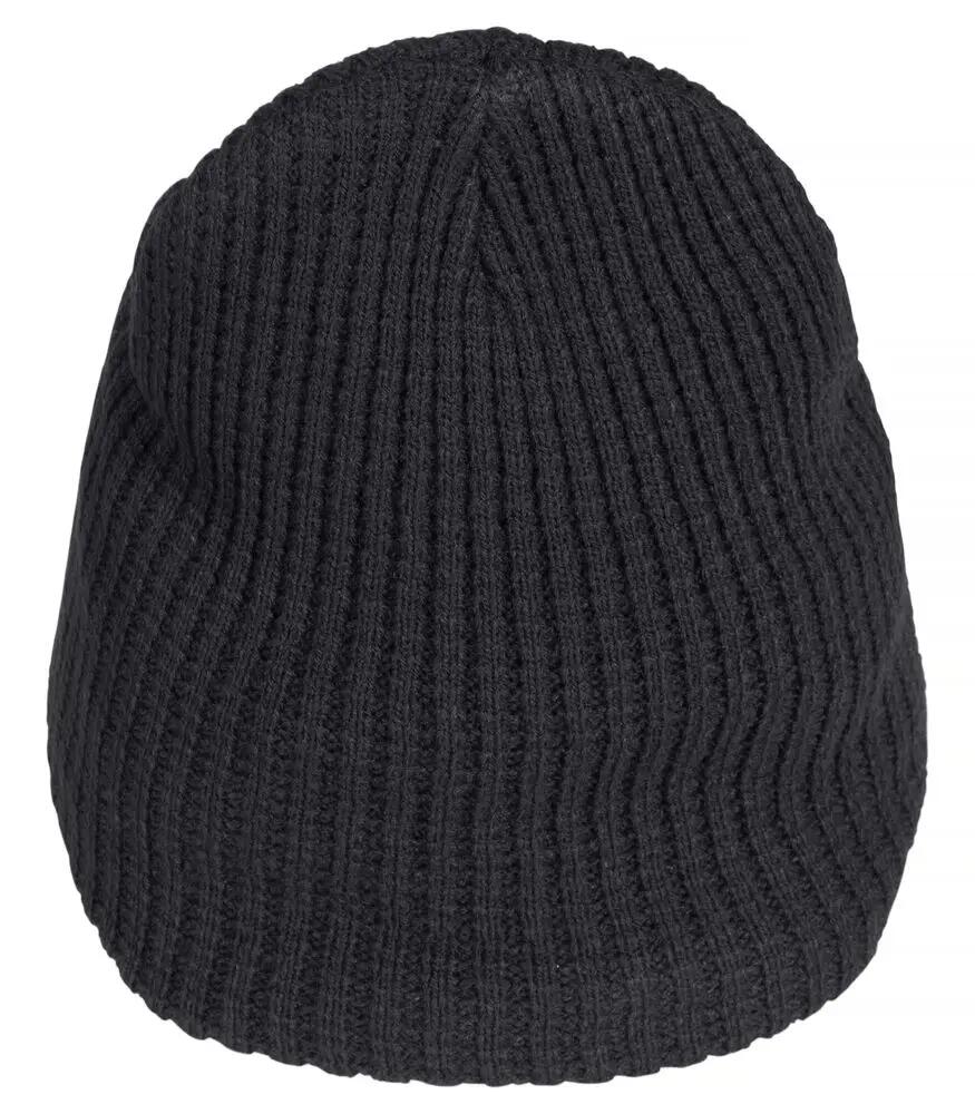 clique bonnet Otto noir en acrylique double structure 2/4