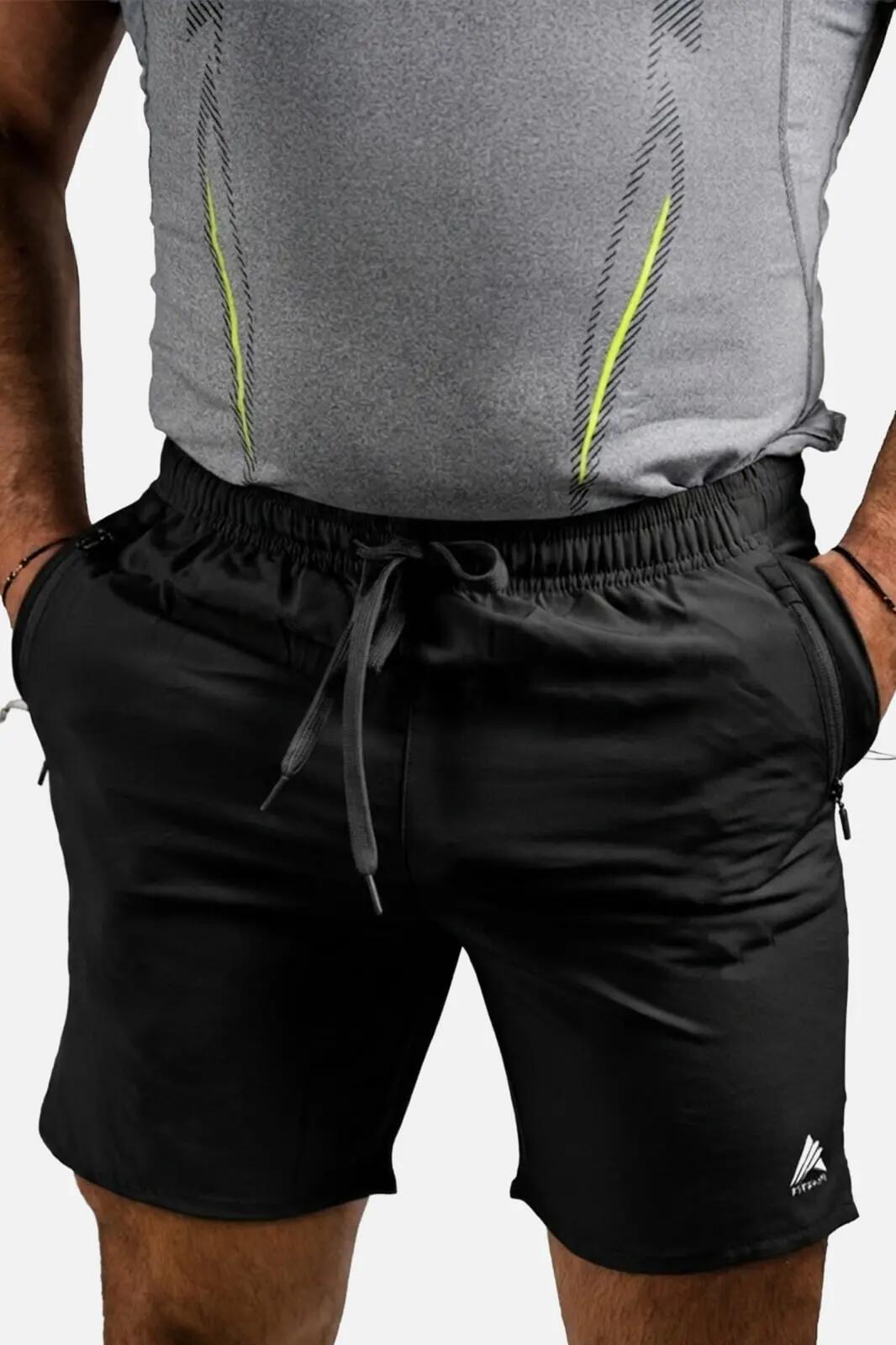 Pantaloni scurti FITSKIN Aeroflex Pulse Stealth Black