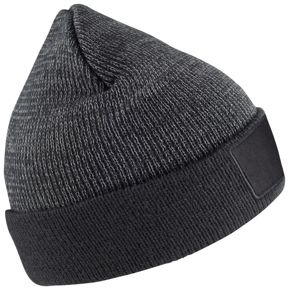 clique Hubert Patch Reflective berretto in acrilico con patch cotone 4/4
