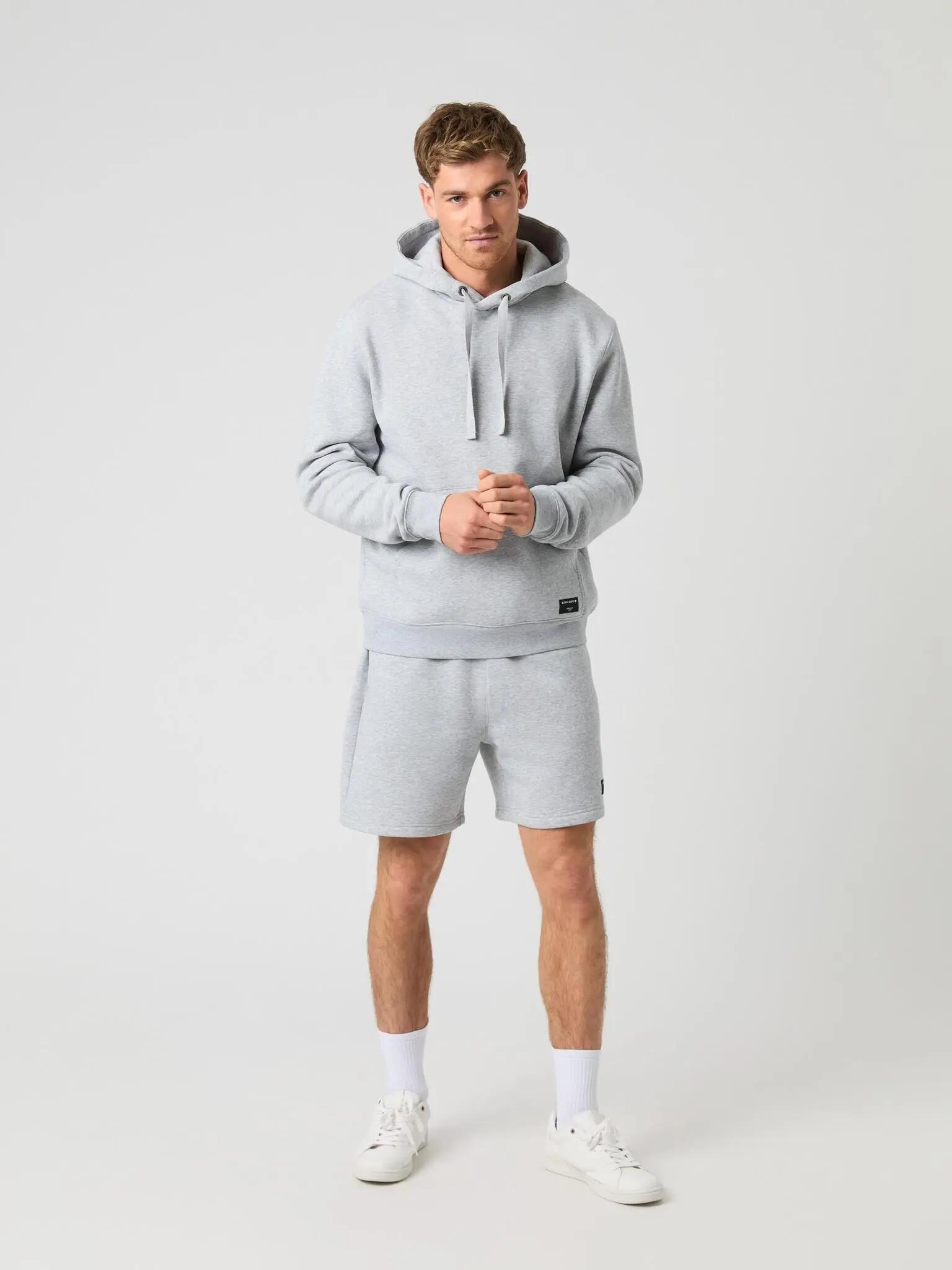 bjorn_borg CENTRE HOODIE LIGHT GREY MELANGE 3/5