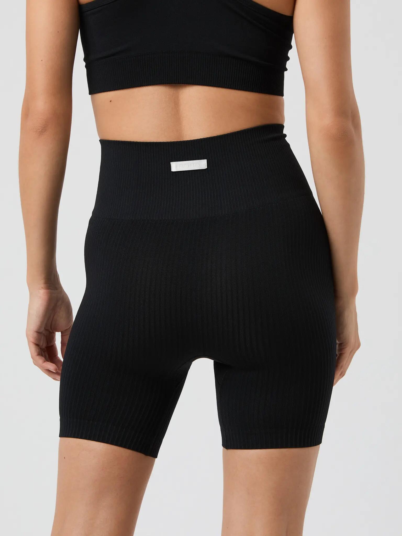 bjorn_borg STUDIO SEAMLESS RIBBED SHORTS naadloos geribbeld – BLACK BEAUTY 2/3