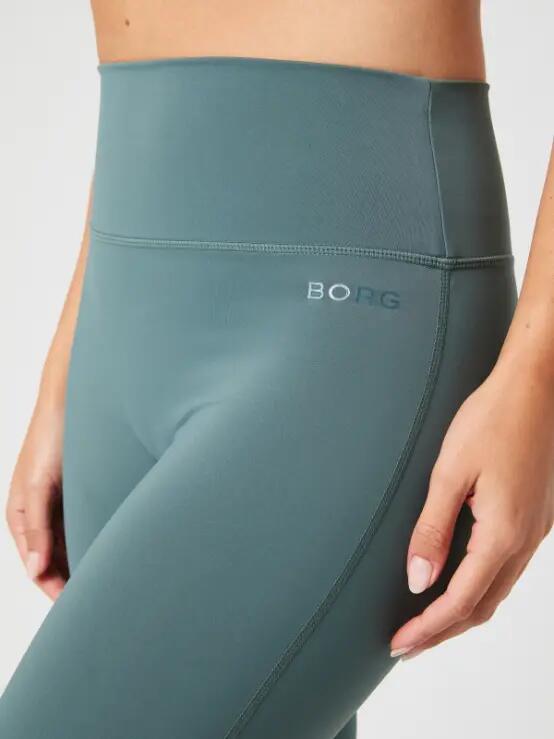 bjorn_borg BORG FLARE TIGHTS TALL — BALSAM GREEN 4/4