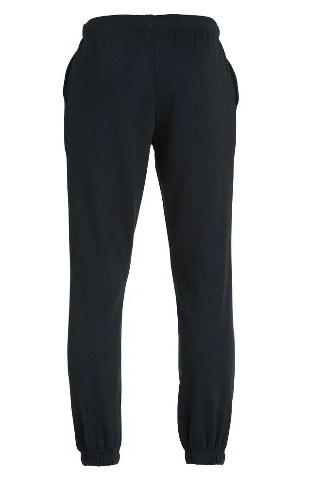 clique Basic Pants — pantaloni unisex in felpa neri 2/4