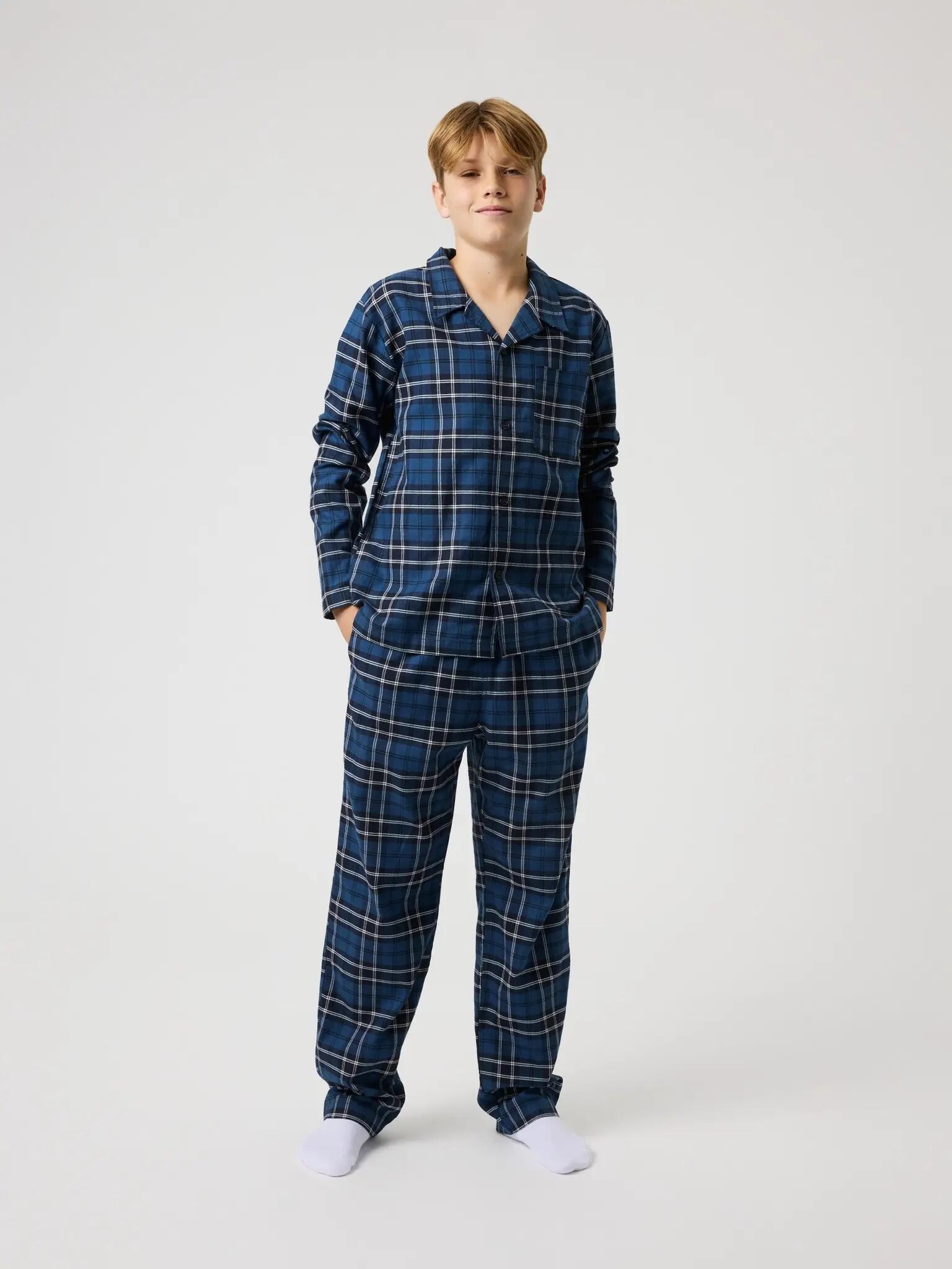bjorn_borg CORE FLANNEL PYJAMA PANTS en coton biologique 3/3