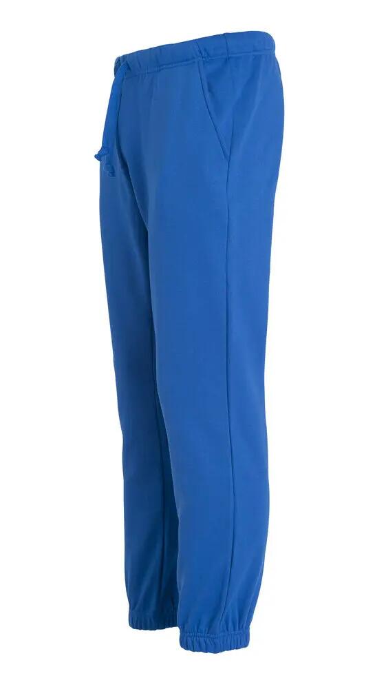 clique Basic Pants - Pantalone unisex in felpa, blu royal 3/4