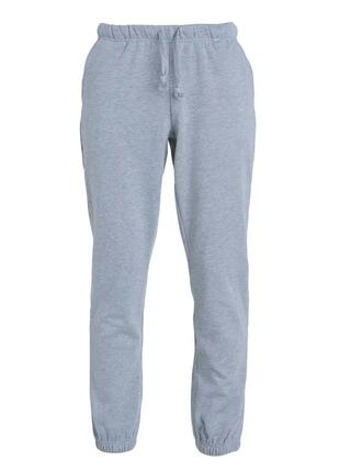 clique Basic Pants - Spodnie unisex z dresu szary melanż – grey melange