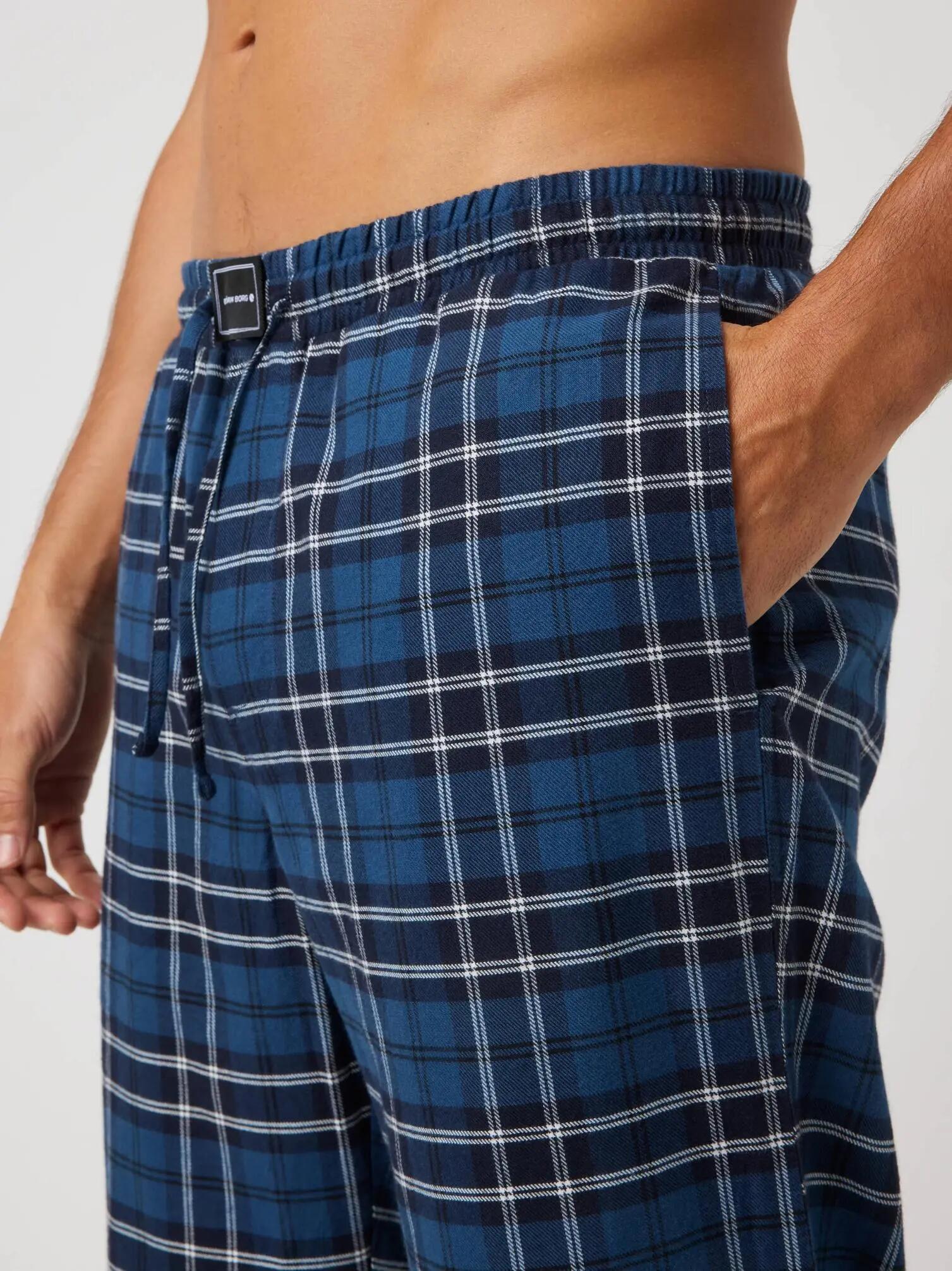 bjorn_borg CORE FLANNEL PYJAMA PANTS en coton biologique 4/4