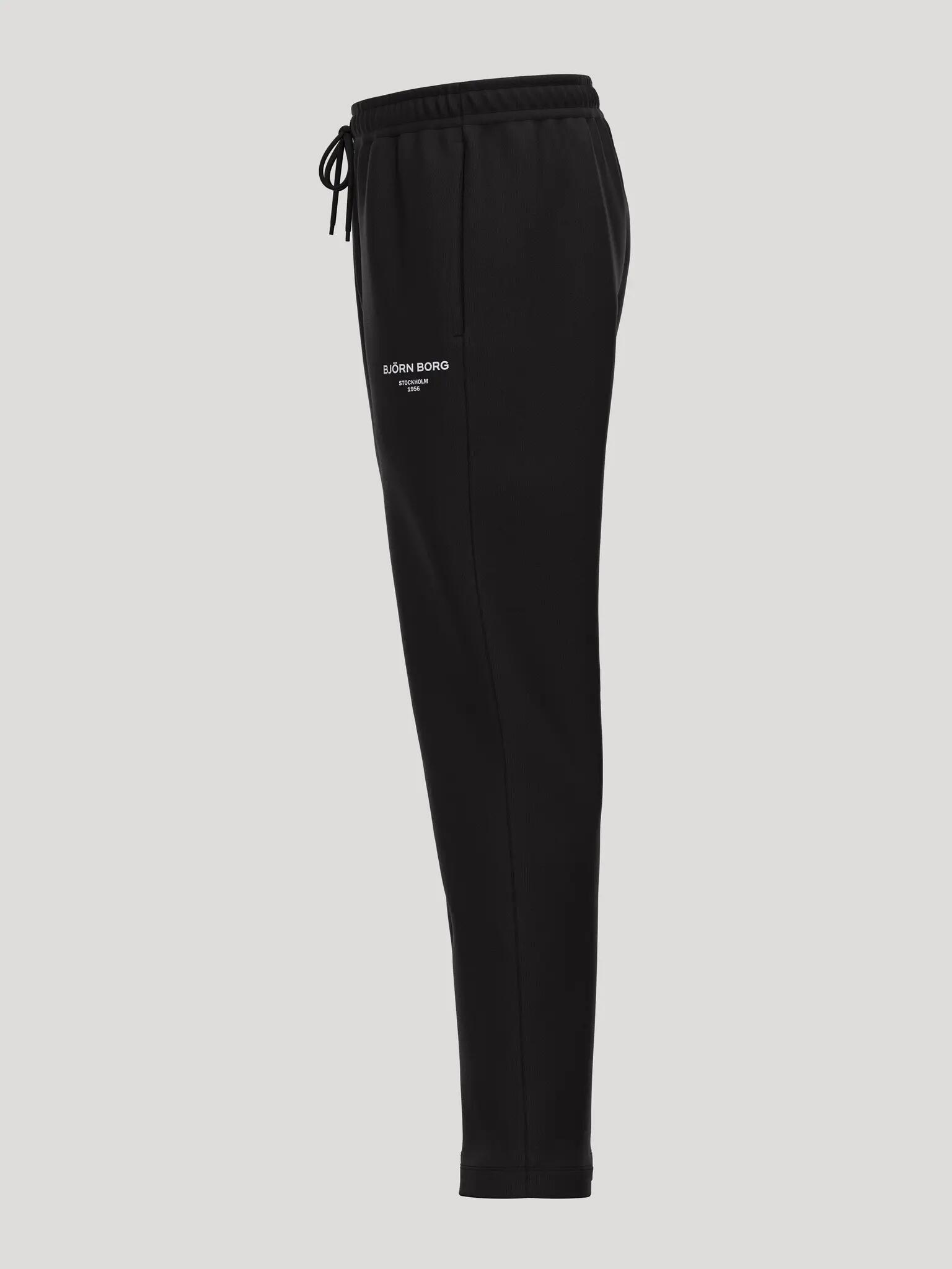 bjorn_borg BORG ESSENTIAL 1 SWEATPANTS en polyester recyclé — BLACK BEAUTY 3/4