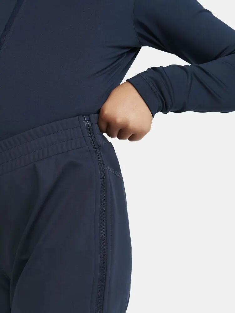 craft CORE Nordic Club FZ Pants Jr – softshell corta‑vento e impermeável 7/7