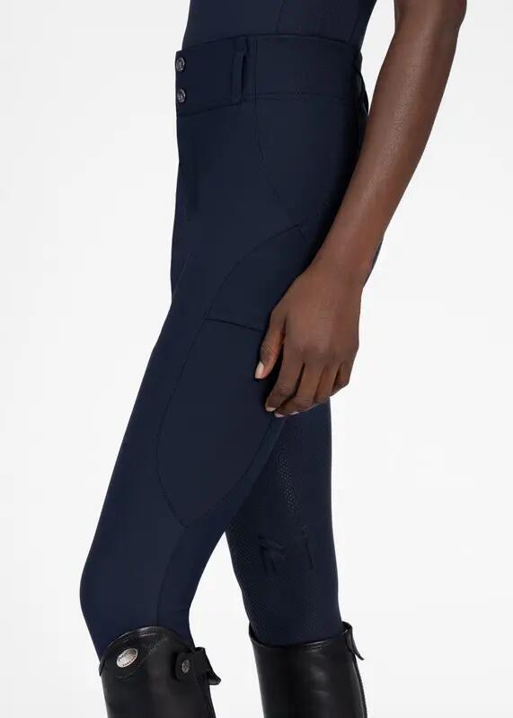 Pantalón Mujer Equitación Maximilian Aero Full Grip Atlántico 4/7