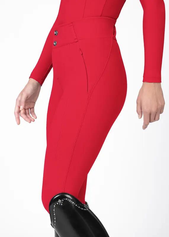 Pantalón Mujer Equitación Maximilian Vision Full Grip Granadina 2/7