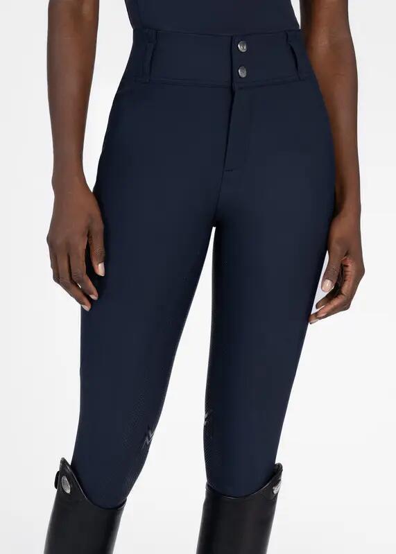 Pantalón Mujer Equitación Maximilian Aero Full Grip Atlántico 3/7
