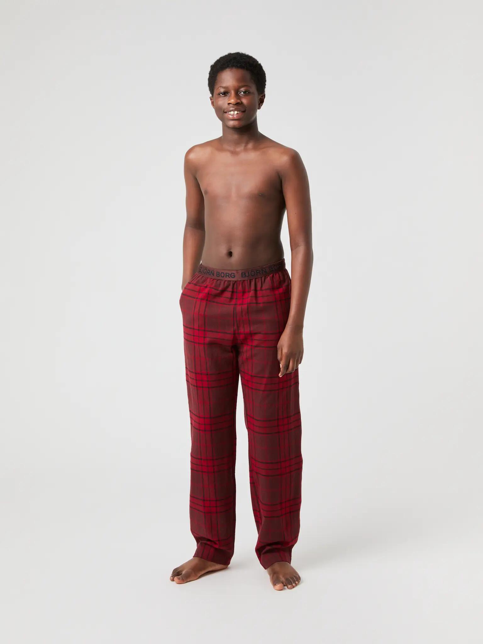 bjorn_borg CORE PYJAMA PANTS junior BB TARTAN HS 3 3/3