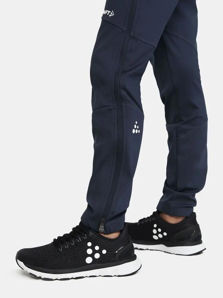craft CORE Nordic Club FZ Pants Jr – softshell corta‑vento e impermeável 3/7