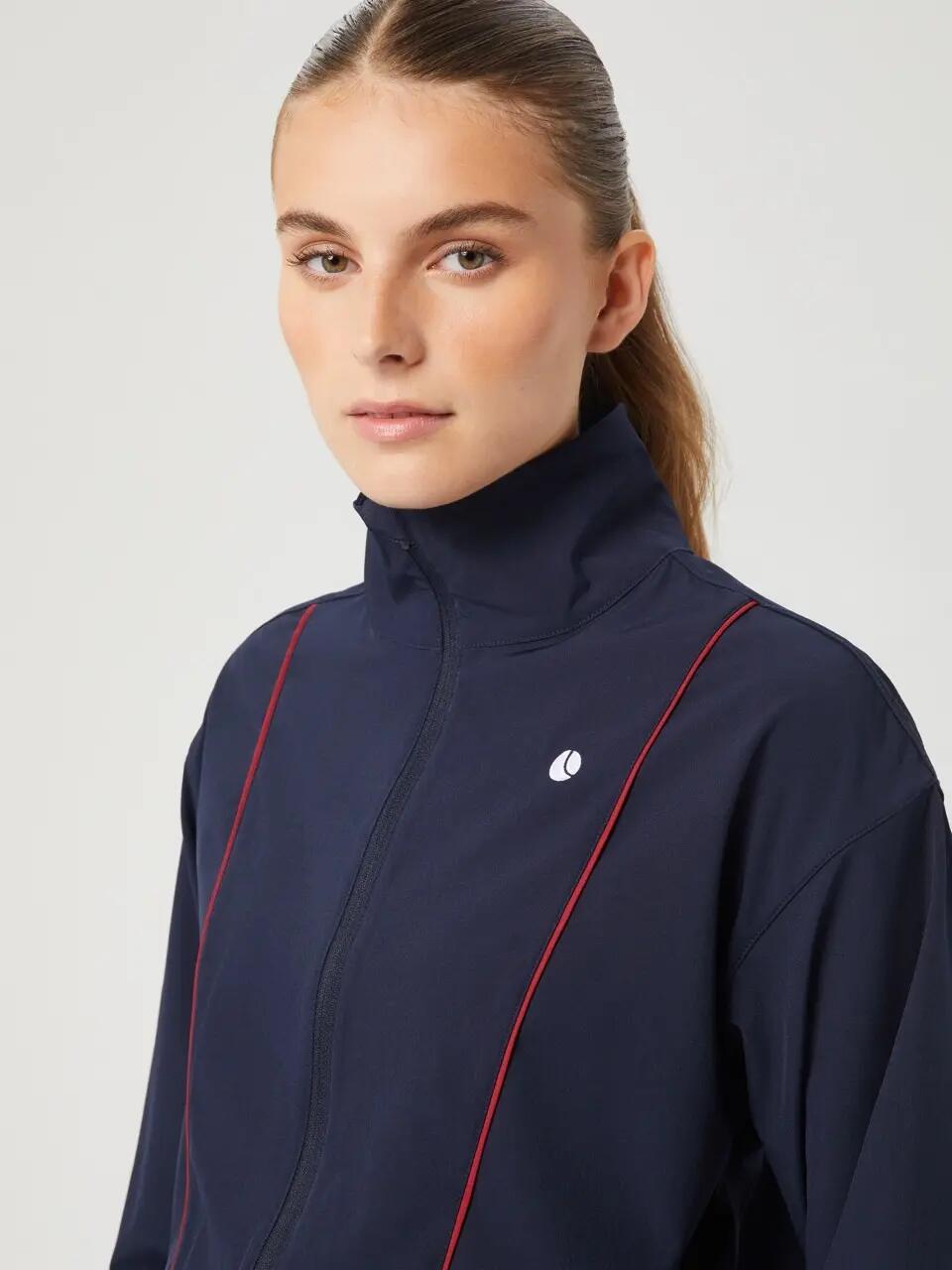 bjorn_borg ACE WOVEN TRACK JACKET Mulher NIGHT SKY 4/5