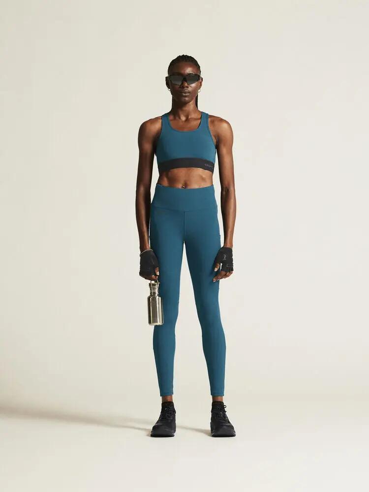 craft ADV Essence Tights 2 W – Leggings de treino em poliéster reciclado 6/7