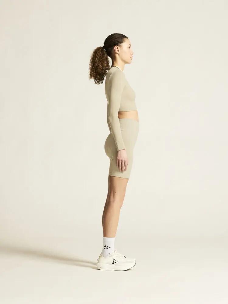 craft Collective Rib Short Tights W – Calças curtas caneladas confortáveis 5/7