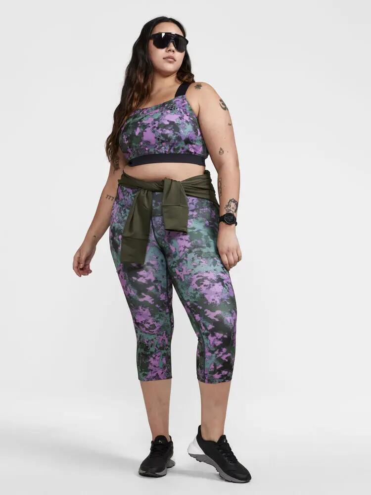 craft ADV Essence Plus Capri W – capri de cintura alta confortável 4/4