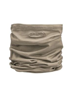 Craft essence wool necktube van merinowol - comfortabel en elastisch – taupe