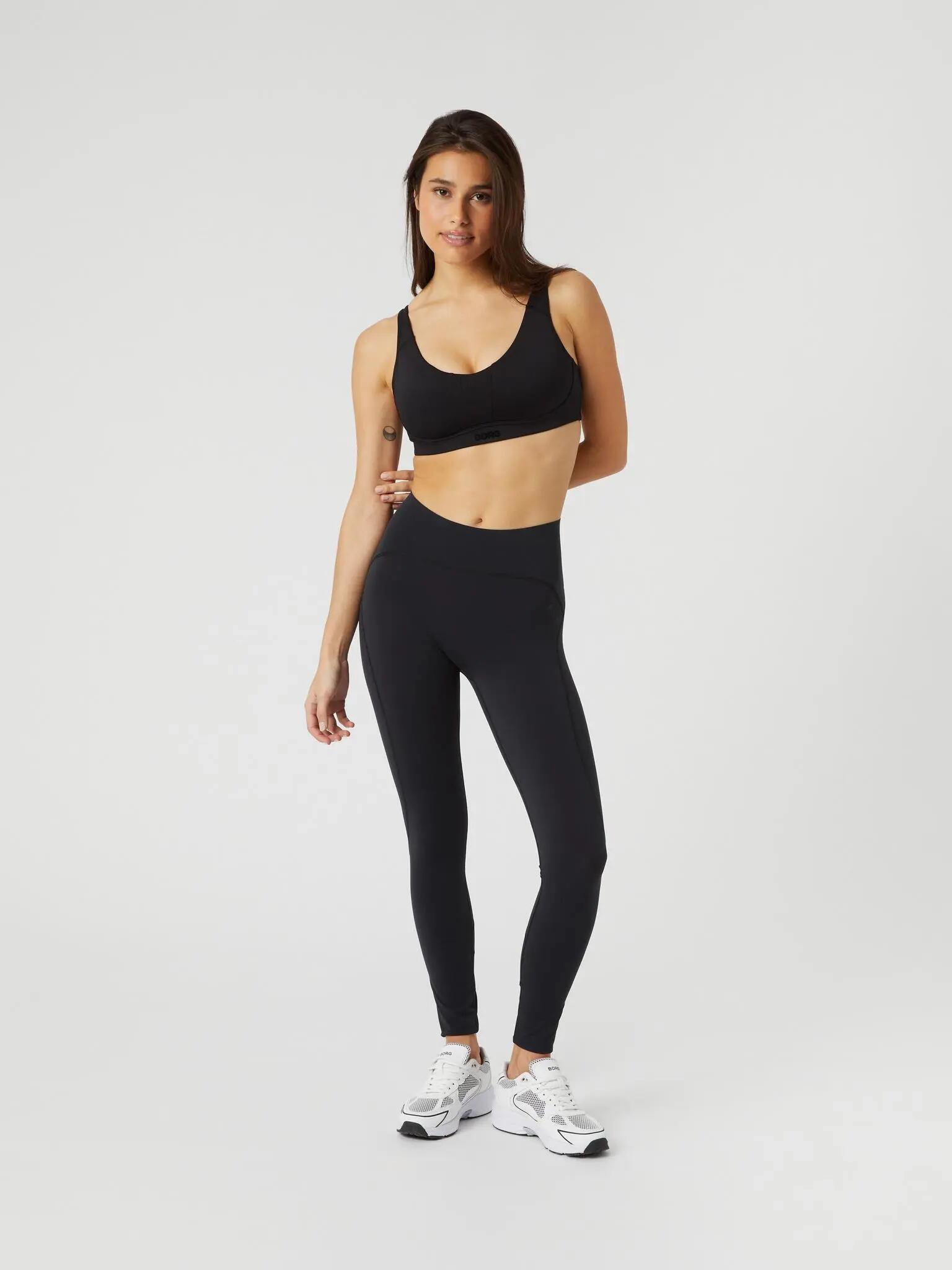 bjorn_borg BORG SLEEK TIGHTS em poliamida reciclada — BLACK BEAUTY 3/5