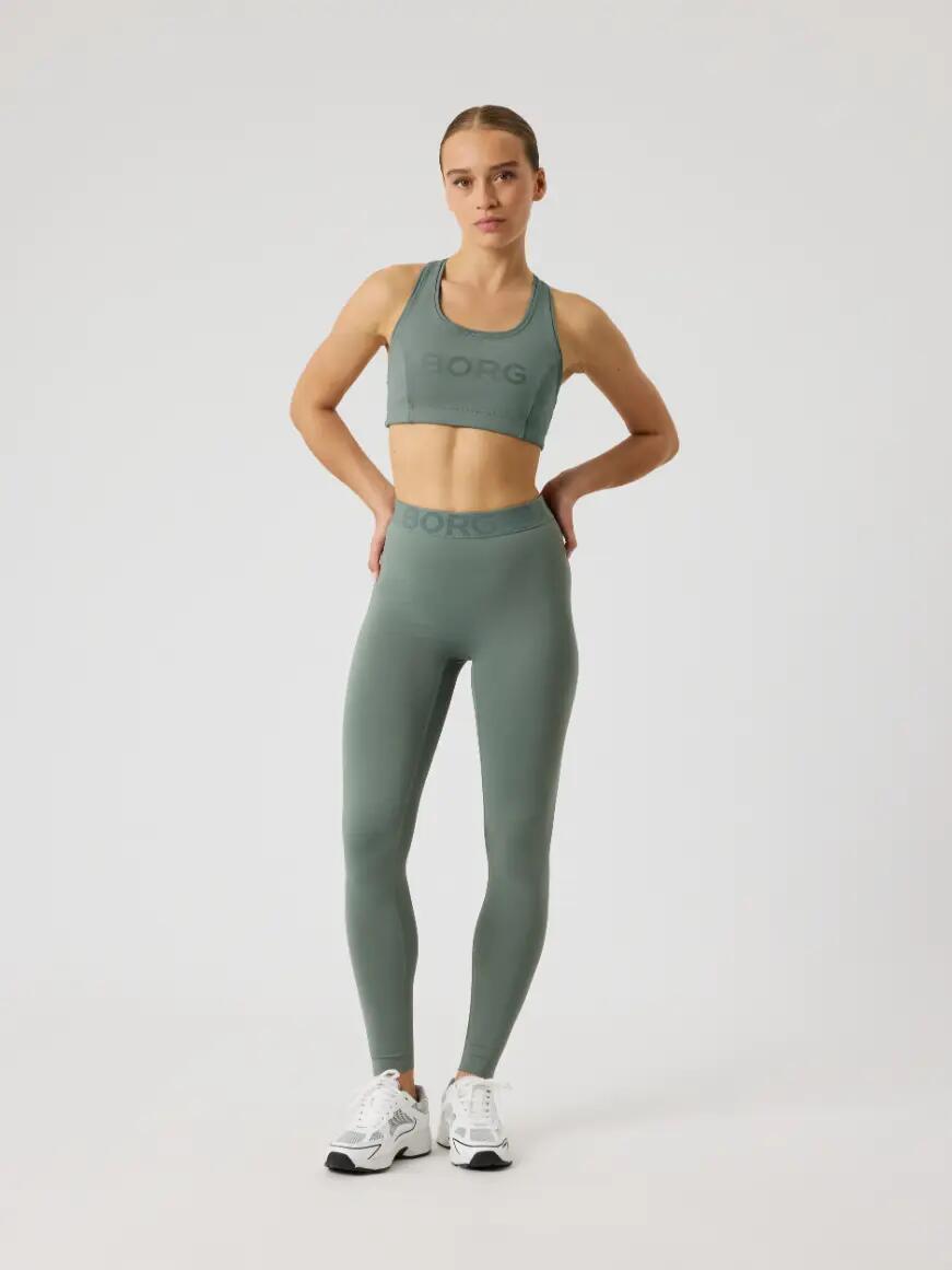 bjorn_borg BORG TIGHTS em poliéster reciclado — Agave Green 3/5