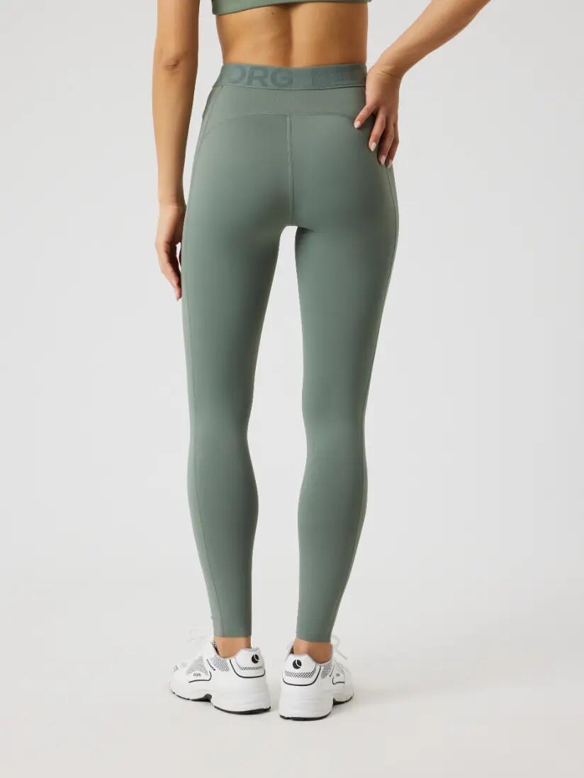 bjorn_borg BORG TIGHTS em poliéster reciclado — Agave Green 2/5