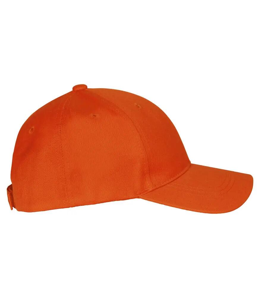 clique Classic Cap 6 pannelli in cotone 100% – Blood Orange 4/5