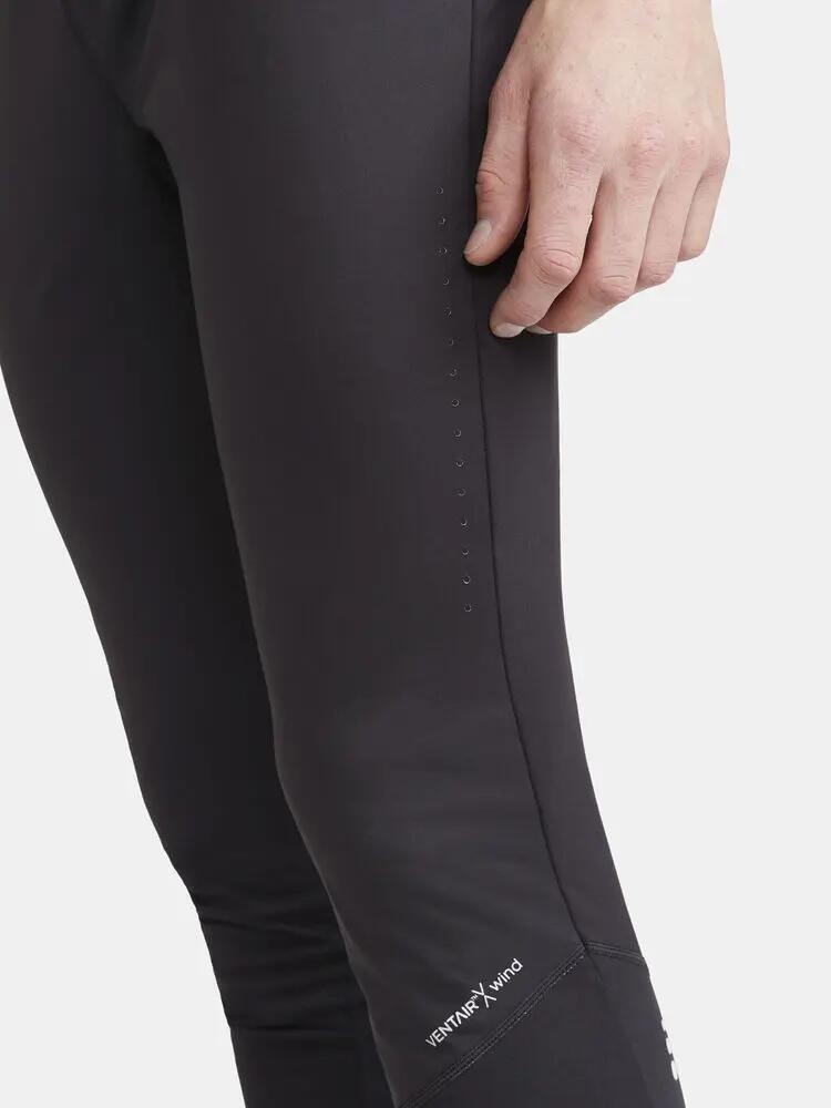 craft ADV Essence Warm Wind Tights 2 M – Leggings de treino corta-vento, quentes 2/7