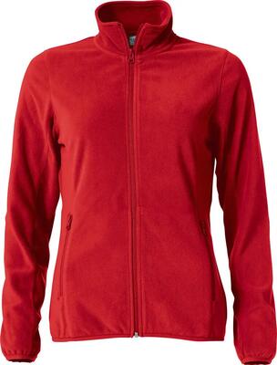 Clique basic micro fleece jacket dames - antipilling rood