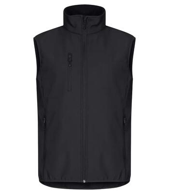 Clique classic softshell vest – 3-laags van 96% gerecycled polyester