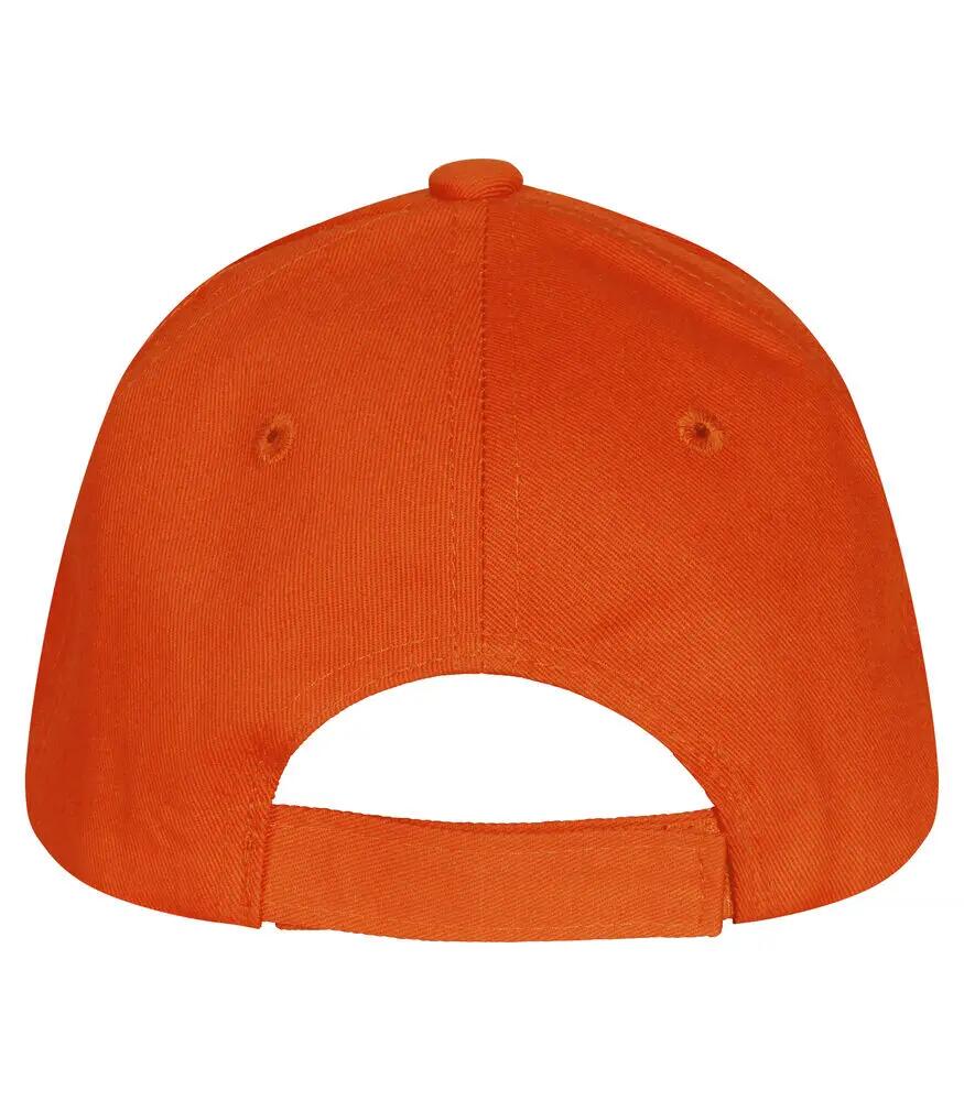 clique Classic Cap 6 pannelli in cotone 100% – Blood Orange 2/5