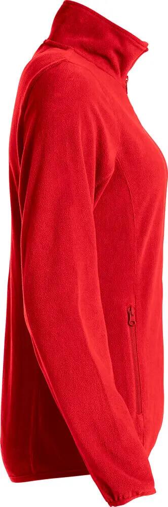 clique Micro-Fleece-Jacke Damen – Antipilling, Rot 4/4