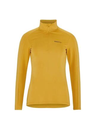 craft Gain Midlayer W - Sweat léger à demi-fermeture, intérieur brossé