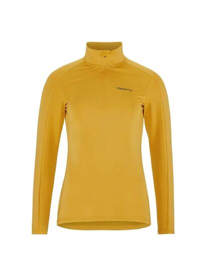 craft Gain Midlayer W - Sweat léger à demi-fermeture, intérieur brossé