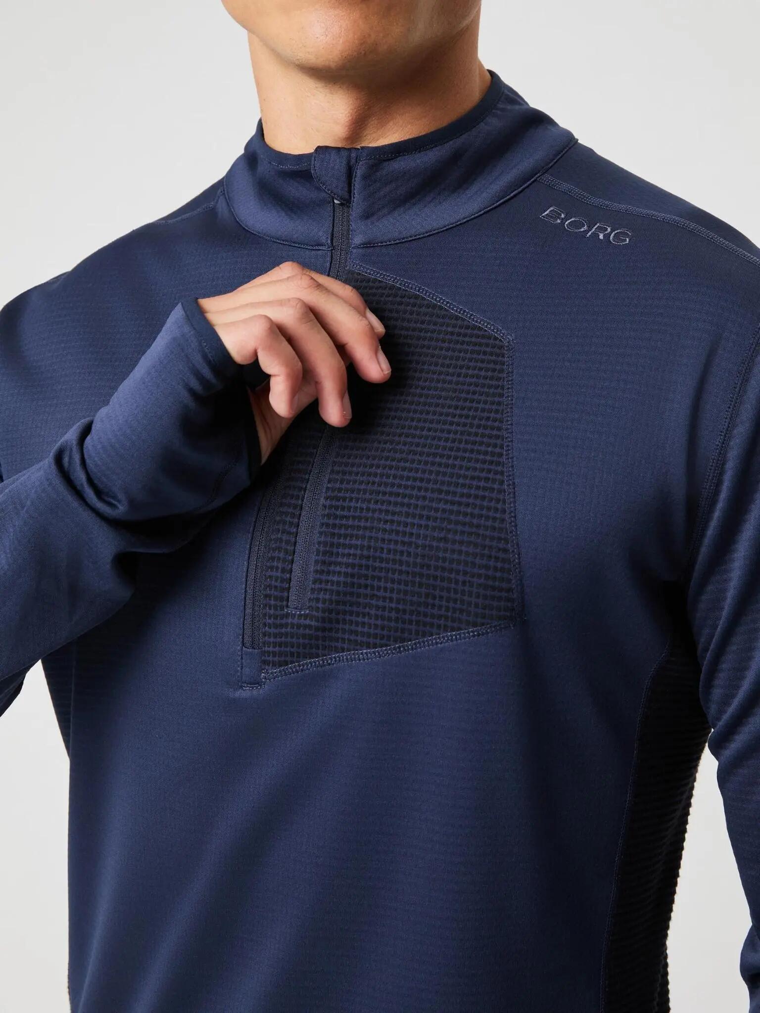 bjorn_borg BORG FLEECE MIDLAYER van gerecycled polyester 5/5