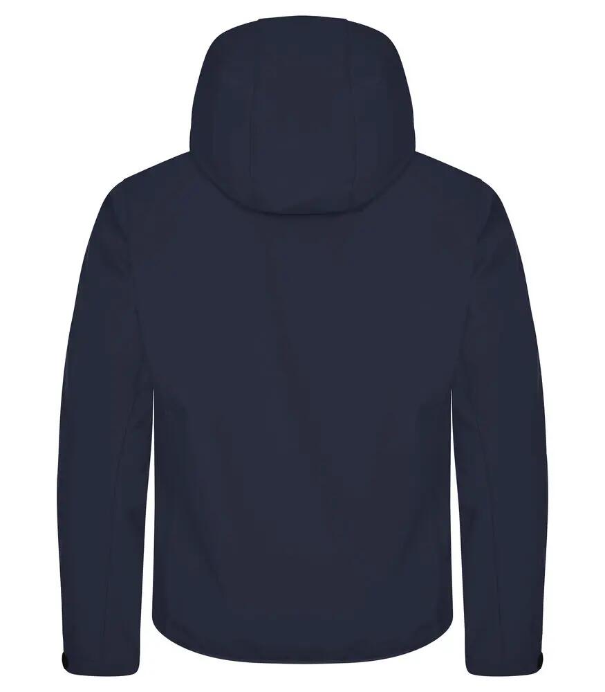 clique Classic Softshell Hoody em Poliéster Reciclado 2/4